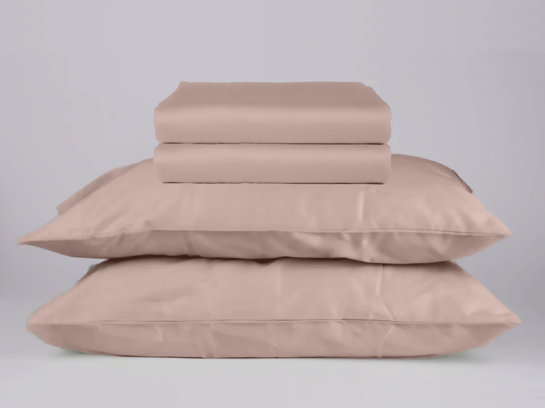 Blush Pink-Sateen Sheet Set