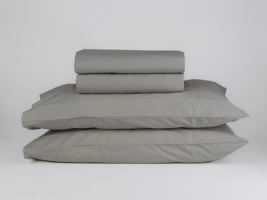 Pewter-Sateen Sheet Set