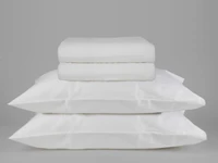 White-Sateen Sheet Set